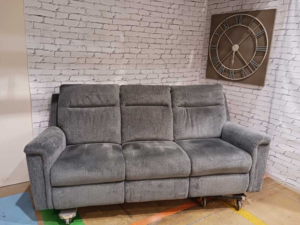 Barnsana Reclining Sofa with Power - Gravel - Gallery Image 10